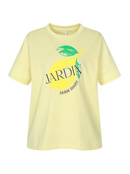 올리브데올리브[올리브데올리브] 레몬 프린트 티셔츠 OW3ME4300